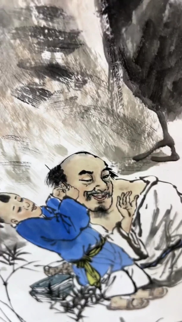 【闪购商品】国画郑乐华绘画手绘作品2-34