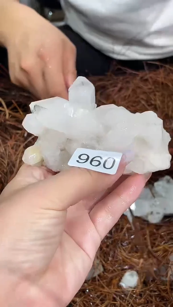 未镶嵌珠宝半成品水晶晶簇-096