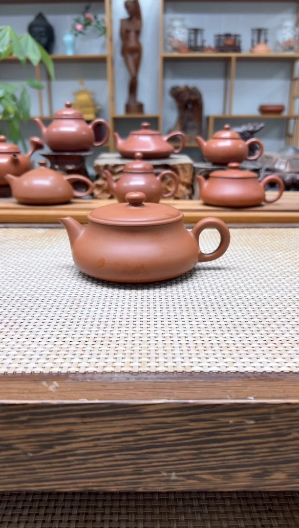 坐**来原矿朱泥全手 明炉 250cc