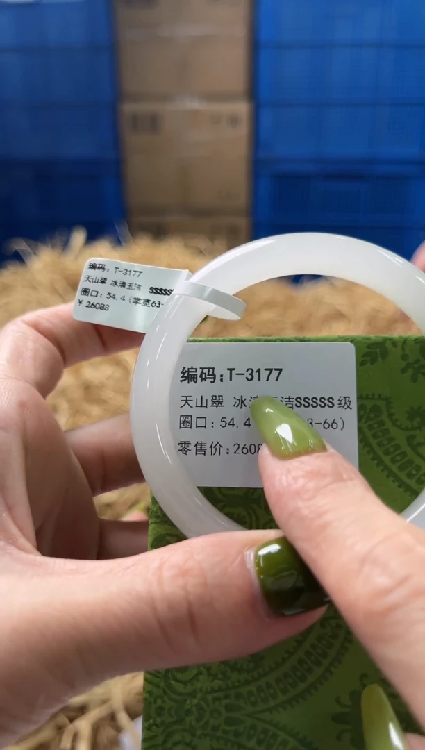 石英质玉手镯未镶嵌T3177