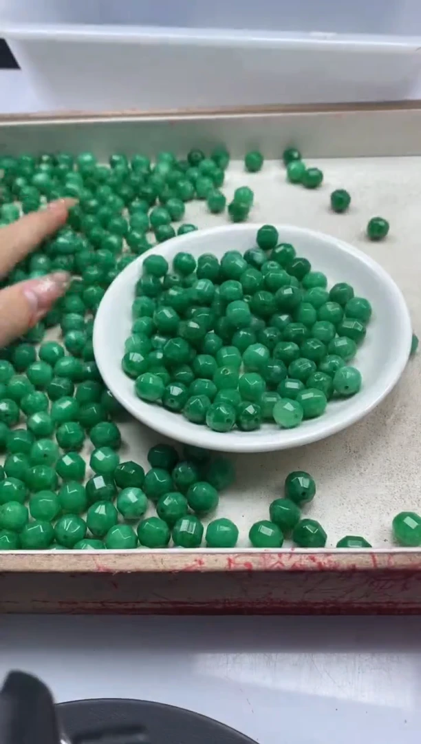 【闪购商品】玛瑙/玉髓颈饰未镶嵌W1266干青星球珠10mm*20颗