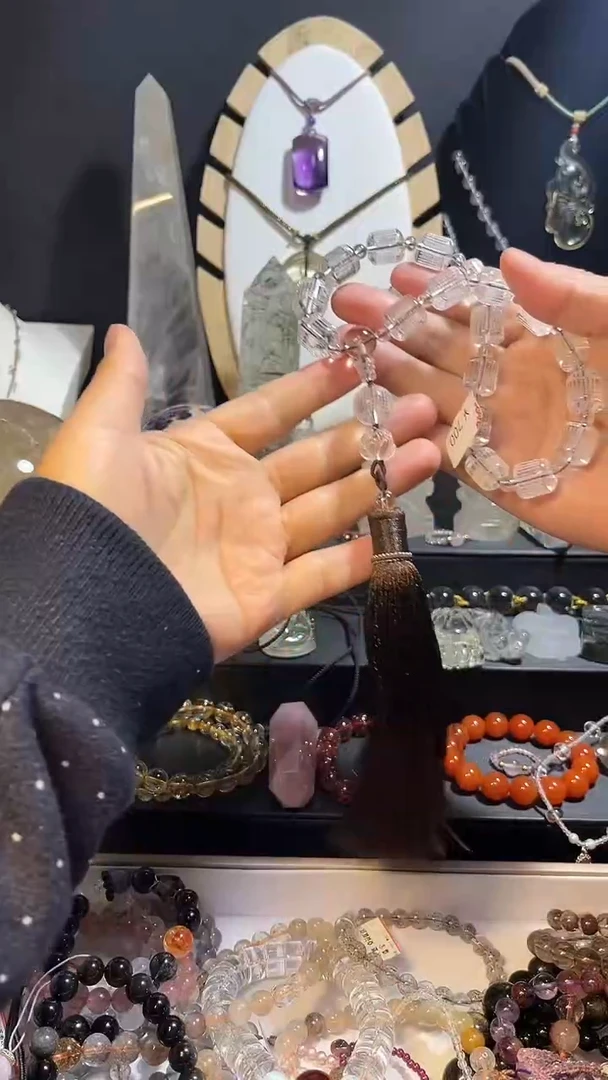 未镶嵌车挂水晶天然AA白水晶车挂