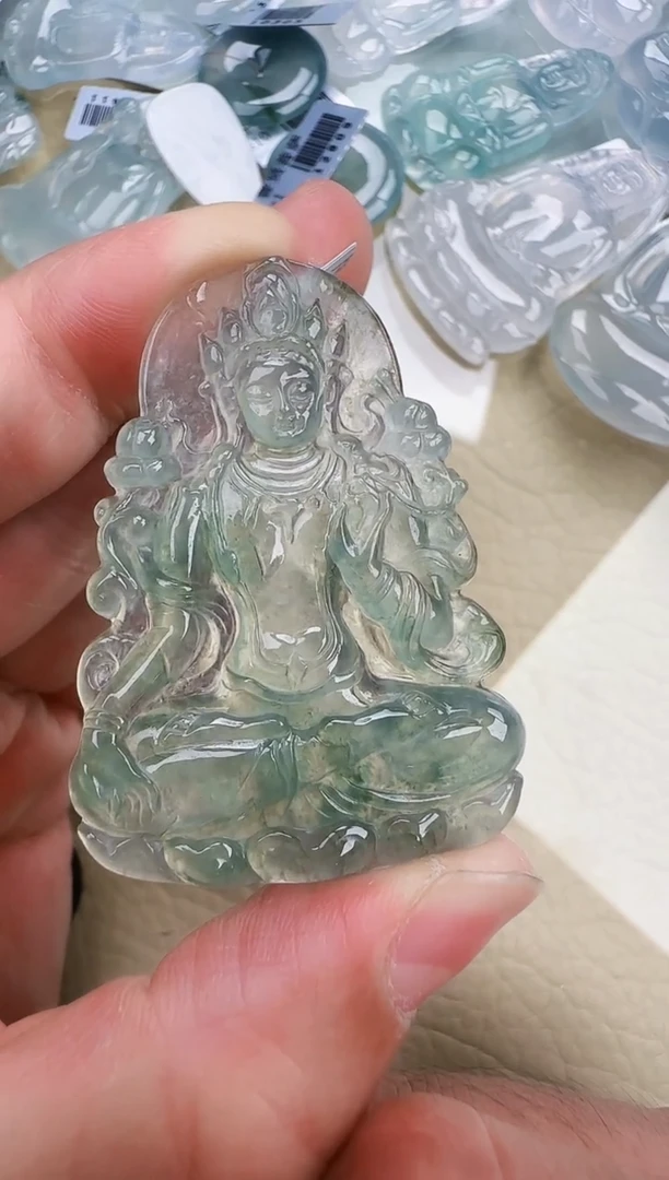 翡翠未镶嵌颈饰缅甸翡翠a货