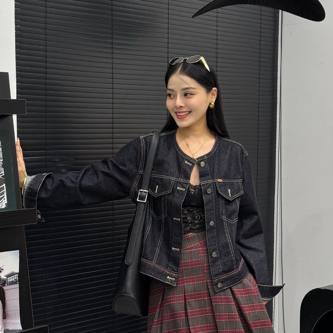 65102牛仔外套女新款韩版宽松百搭美式复古牛仔外套