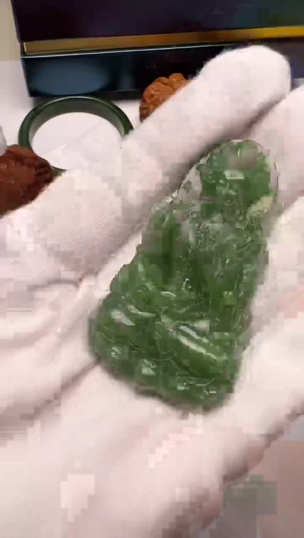 【闪购商品】和田玉（碧玉）吊坠(不含链)未镶嵌碧玉吊坠