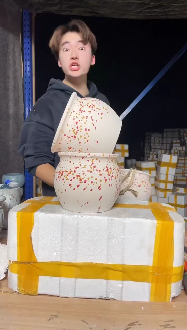 紫砂花盆宜兴紫砂粗陶花盆18*16