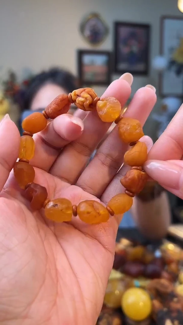 手串琥珀未镶嵌手串