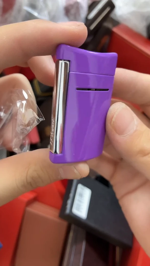 都家紫色防风打火机