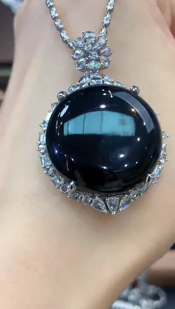 吊坠(不含链)18K金镶嵌翡翠微*?C199