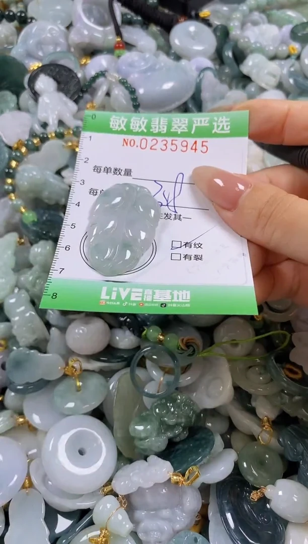 翡翠未镶嵌颈饰闪购0235945