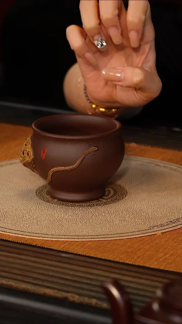 茶壶紫砂宜兴紫砂团团紫砂精选主人杯