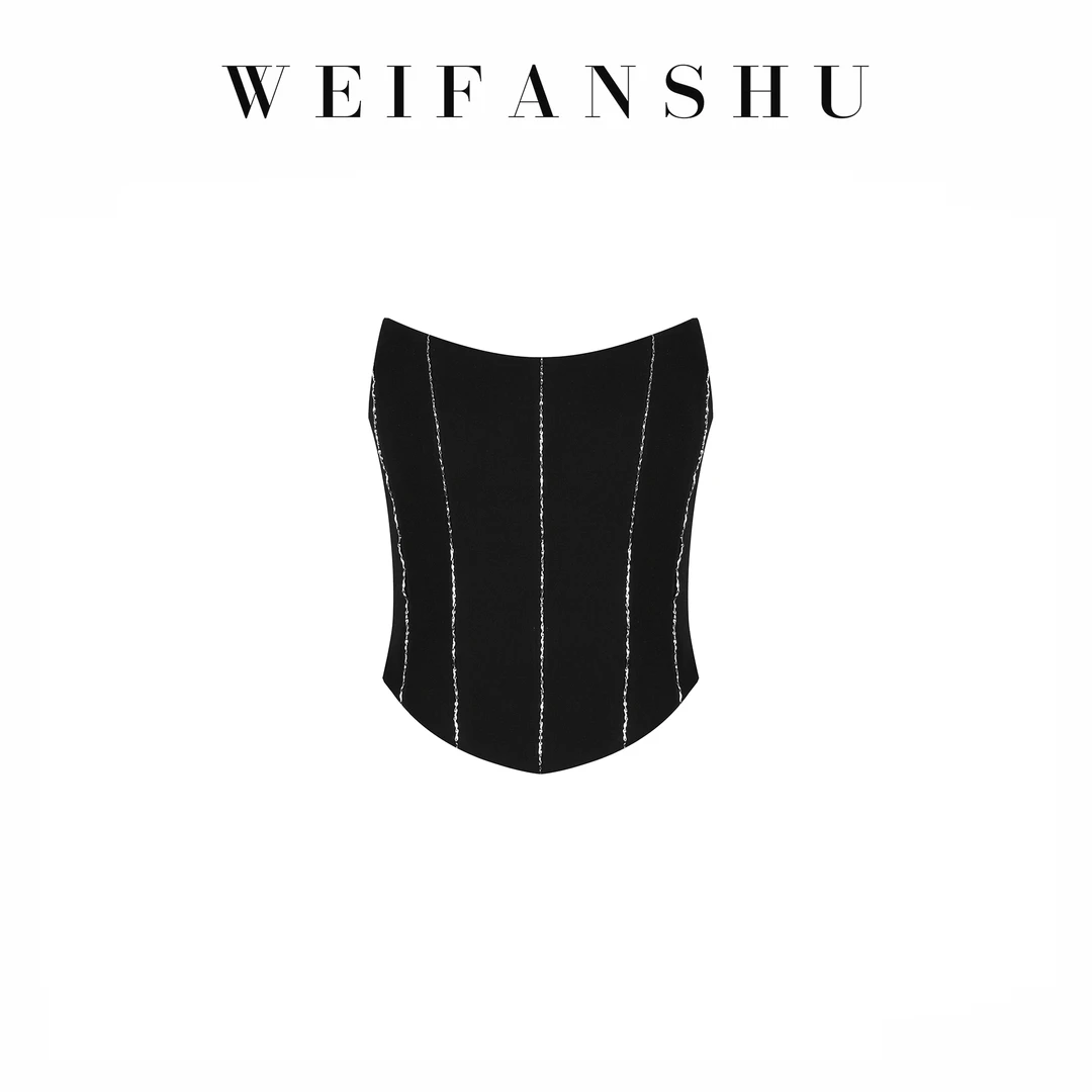 WEIFANSHU/魏凡舒【恒星时刻】夏季新款高级感气质性感显瘦私定抹胸