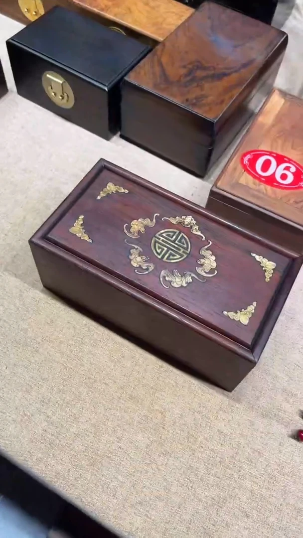 木福在眼前螺钿抽拉盒