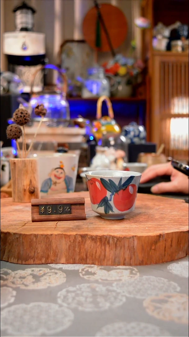 【闪购商品】杯子苹果手工手绘手工手绘