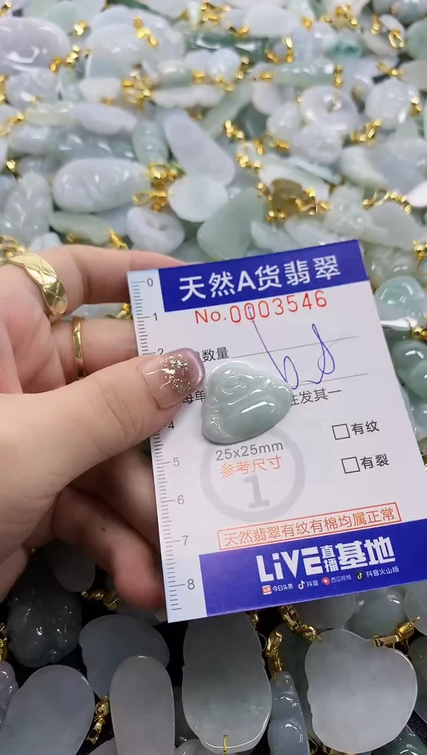 颈饰未镶嵌翡翠天然A货翡翠