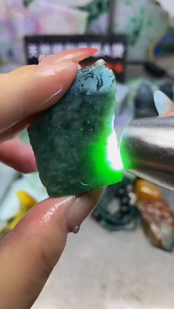 散珠翡翠天然缅甸翡翠A货655