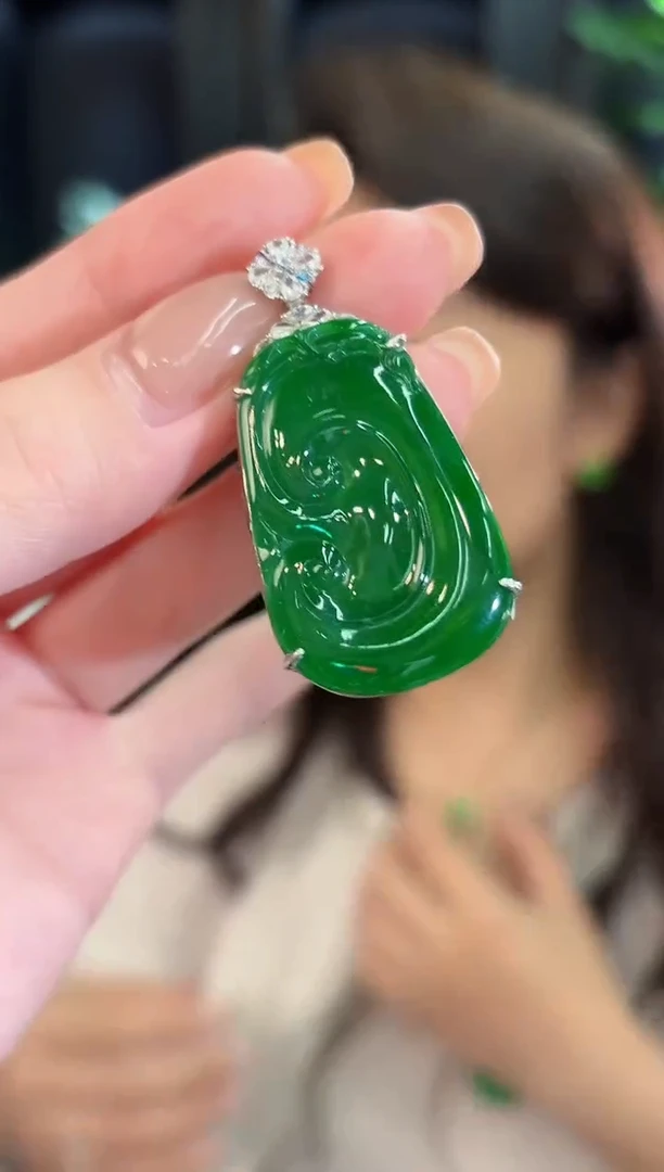 吊坠(不含链)未镶嵌翡翠 缅甸A货/支持复检/一件