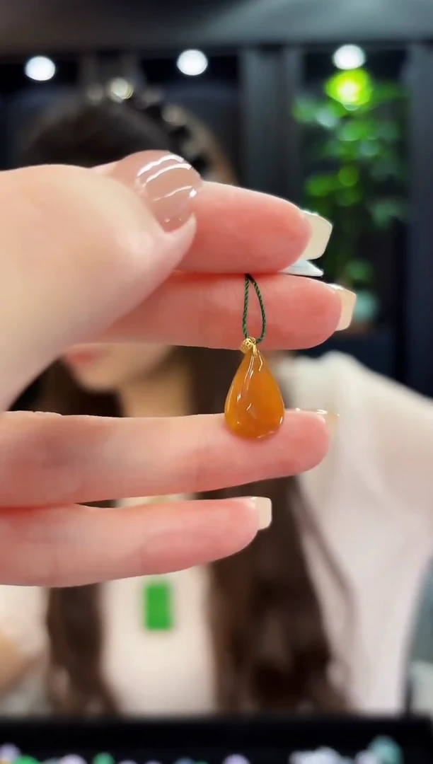 吊坠(不含链)18K金镶嵌翡翠 缅料A货/支持复检/一件