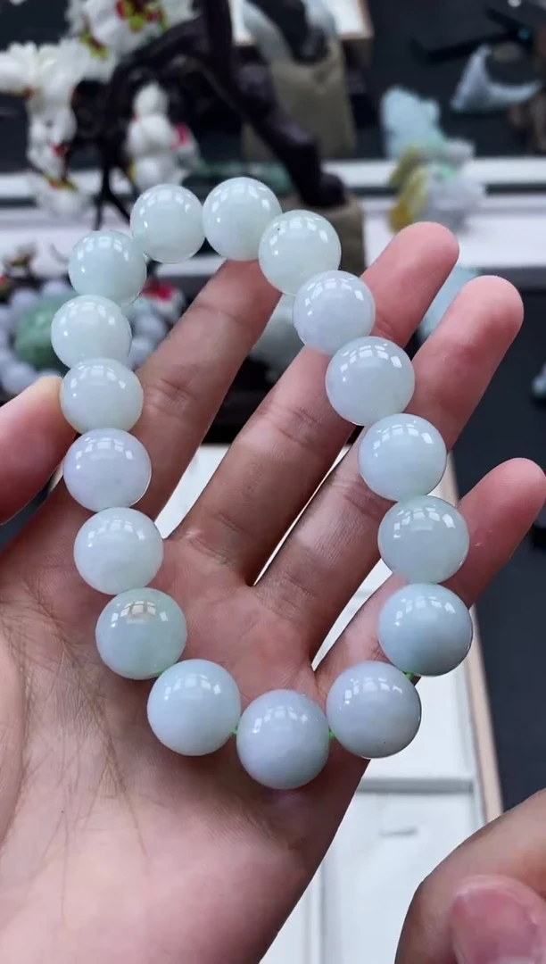 翡翠未镶嵌颈饰天然缅甸A货翡翠13mm左右