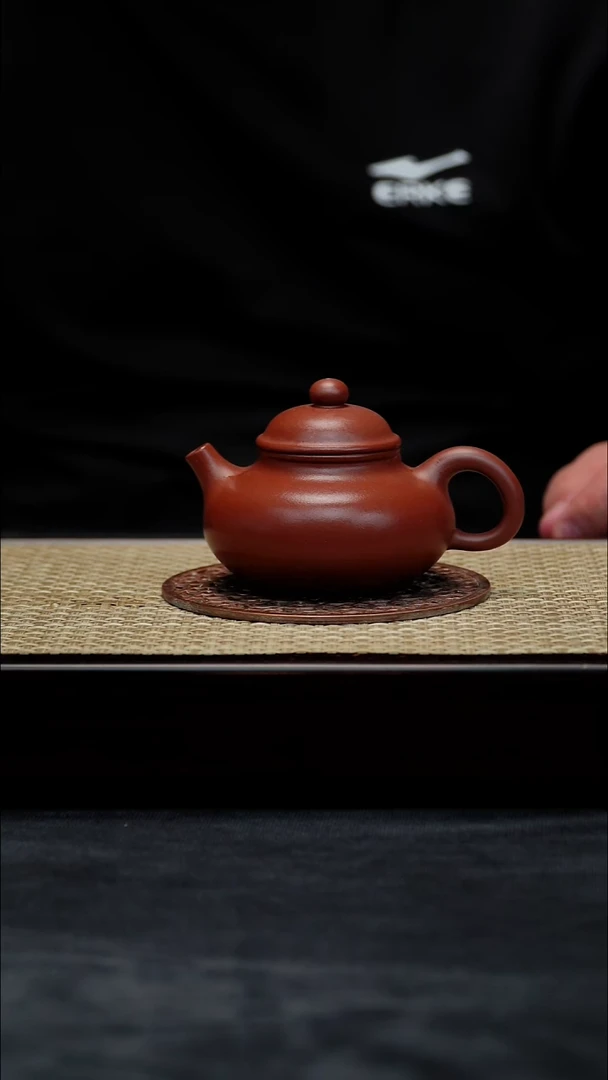 茶壶紫砂100红皮龙容天