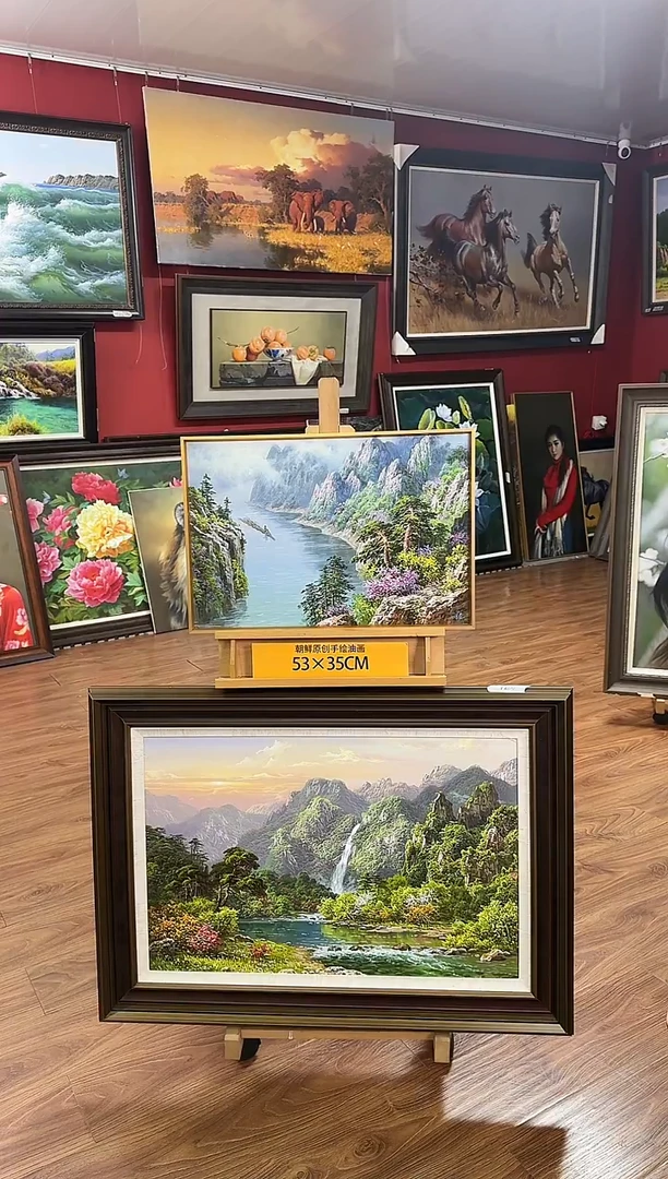 油画【18号】约53*35cm丨朝鲜原创纯手绘孤品油画丨顺丰包邮