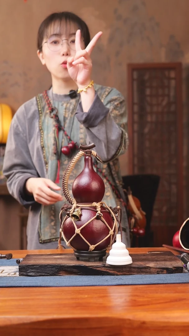 787号链接精品大漆葫芦现货现发[一物一拍]