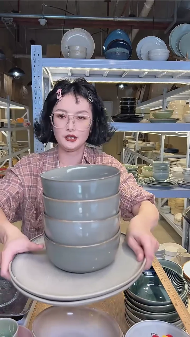 瓷101外贸尾货高温釉下彩陶瓷餐具默认微瑕