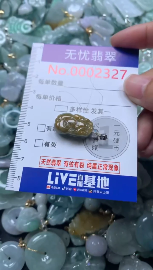 颈饰未镶嵌翡翠2327