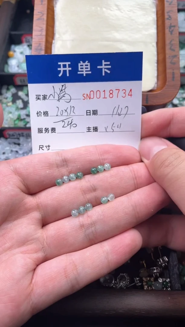 颈饰未镶嵌翡翠小*18734