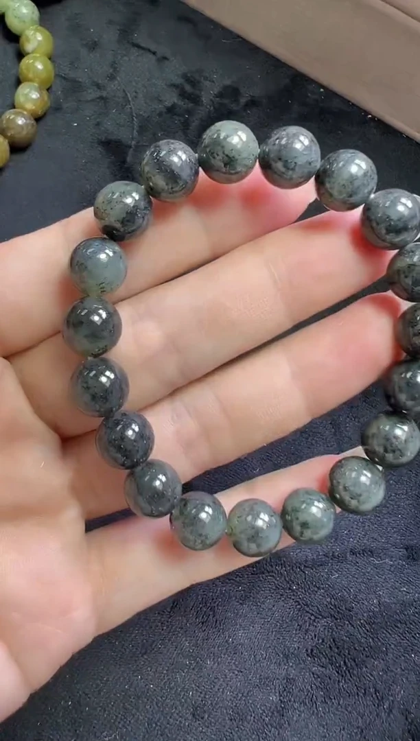 未镶嵌手串和田玉26号链接卡10mm微微包容