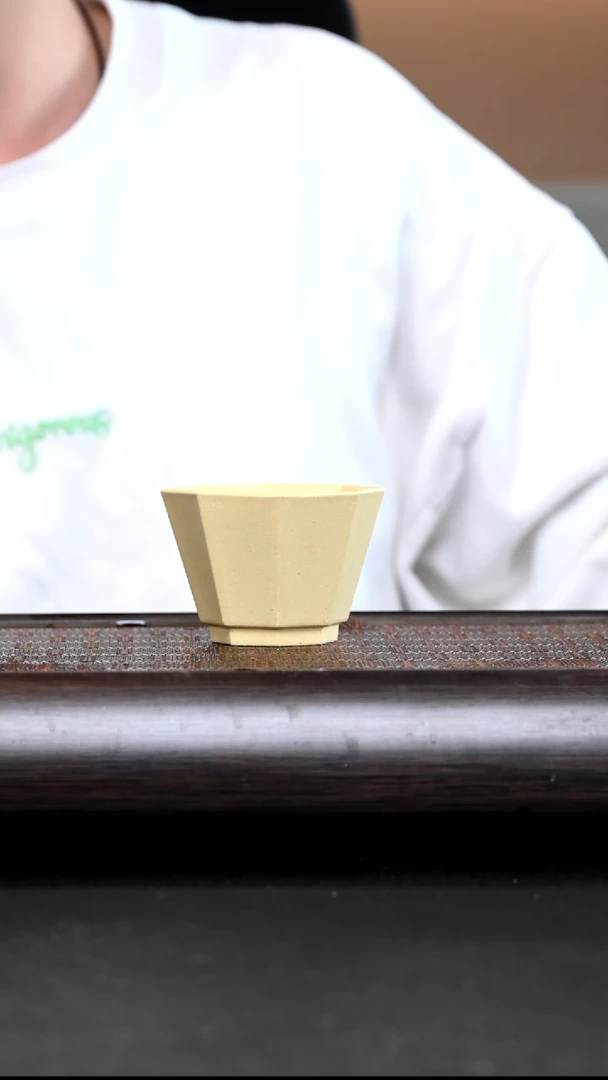 茶杯紫砂YZGT17393 静财杯 本山绿