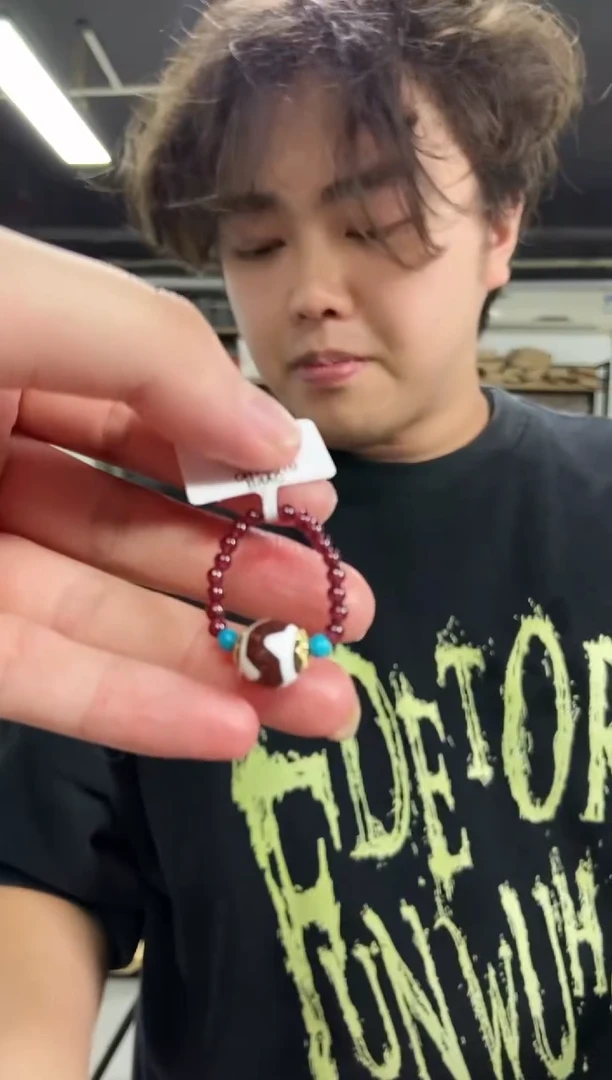 【闪购商品】石榴石戒指未镶嵌多样性发其一颜色微差