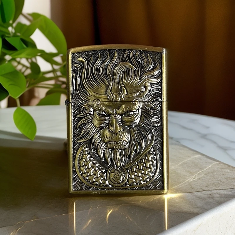 ZORRO【ZK30-1】3-ZR悟空青铜浮雕打火机（自行加油）—3