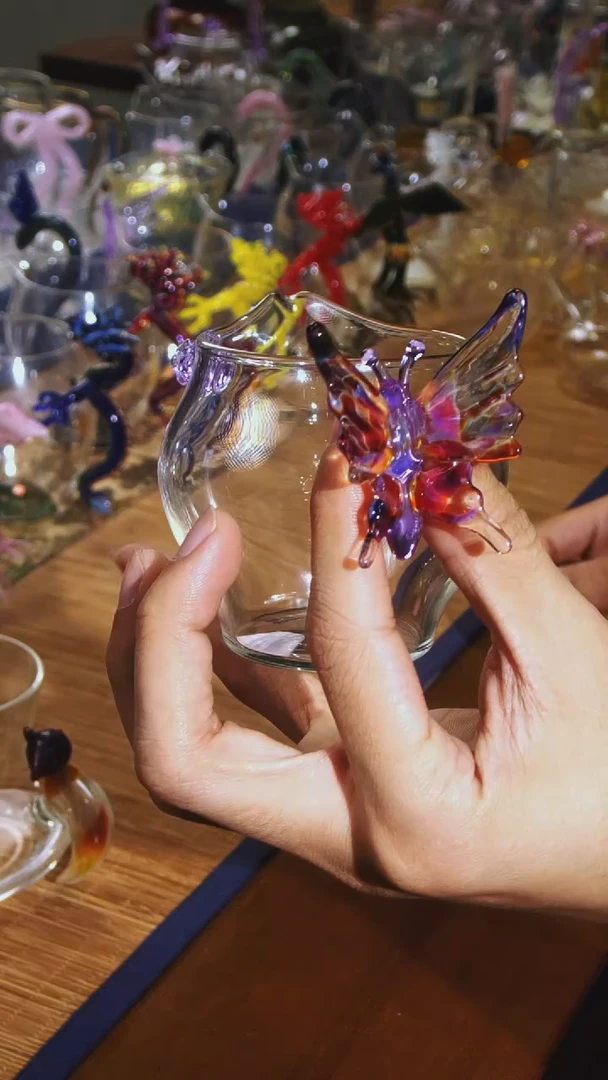 【闪购商品】蝴蝶公杯梦幻晶焱金标