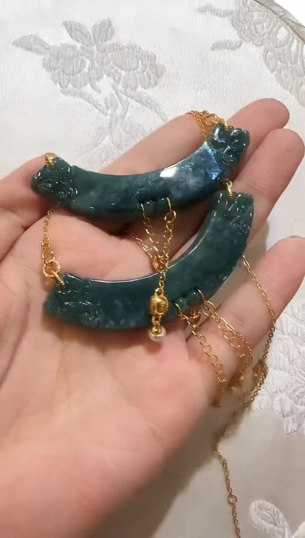 颈饰未镶嵌翡翠多样性发其一