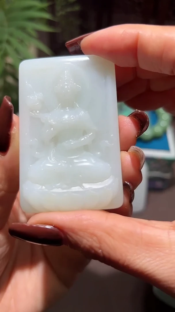 未镶嵌和田玉挂件和田玉观音挂件10