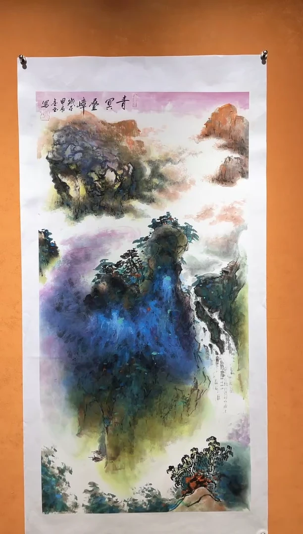国画刘金玉老师亲笔手绘