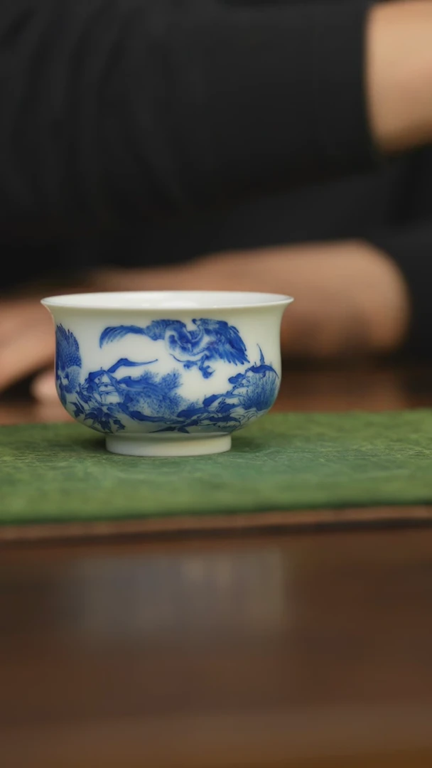 【闪购商品】杯柴窑青花破价福利