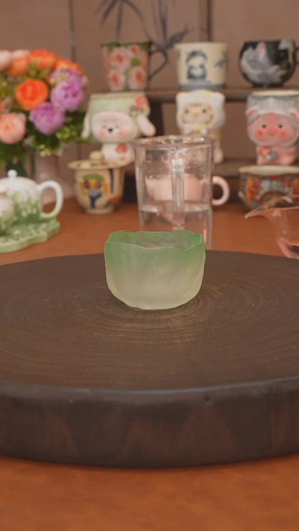 直播间福利 绿琉璃杯