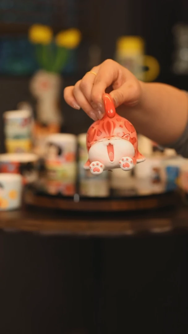 【闪购商品】摆件景德镇釉下彩绘设计师款陶瓷