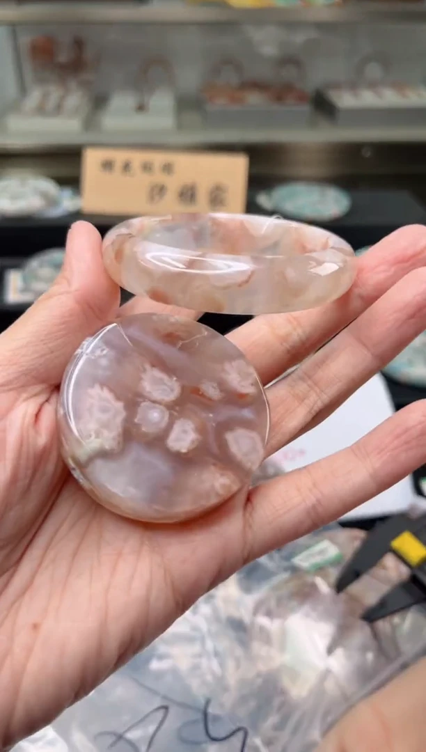 未镶嵌手镯石英质玉53圈口（赠品镯心）s92961