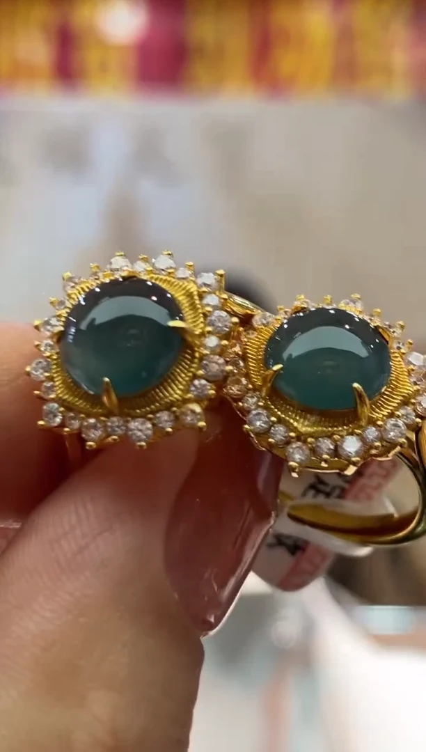 【闪购商品】翡翠戒指未镶嵌多样性发货【只发一件】*q14