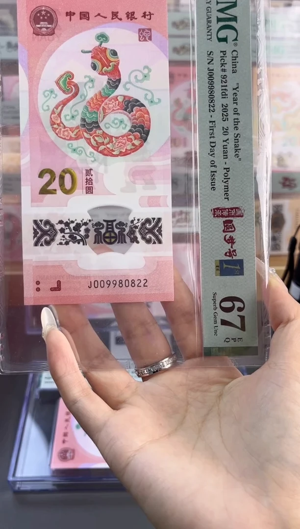 塑料蛇钞 67分 J009980822