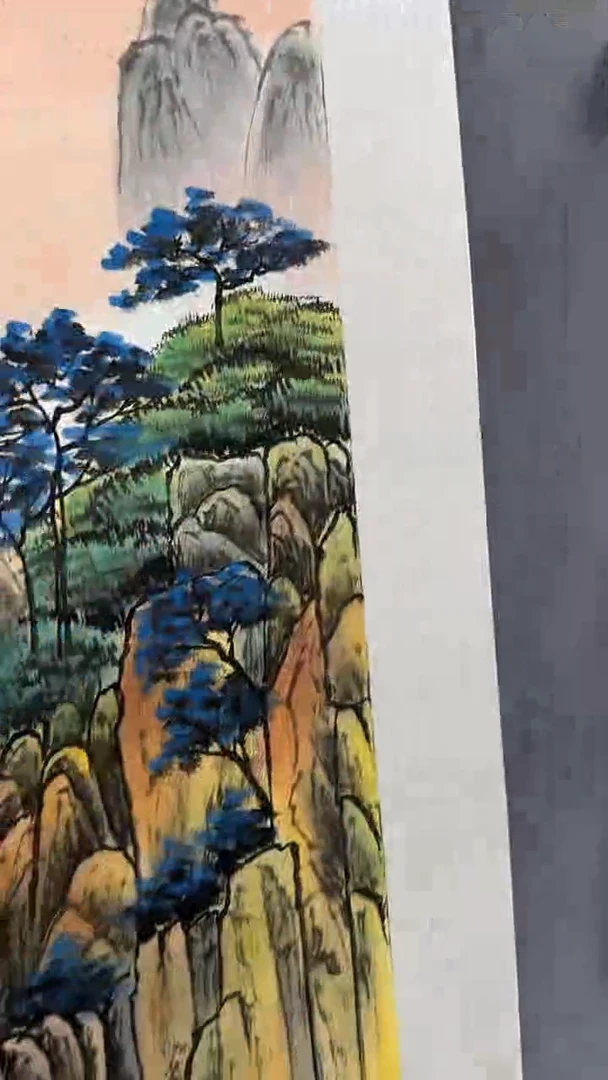 国画张敬绘画1pc山水