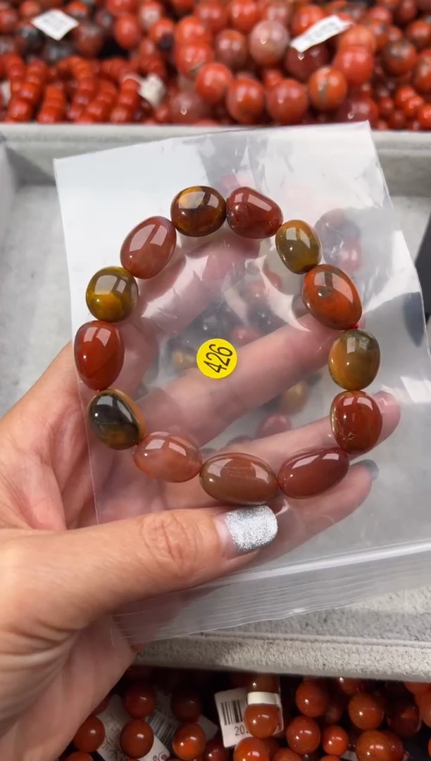 未镶嵌手串南红玛瑙12+