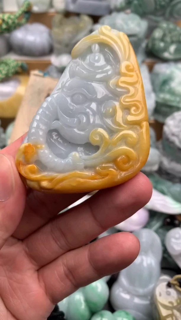 吊坠(不含链)未镶嵌翡翠1