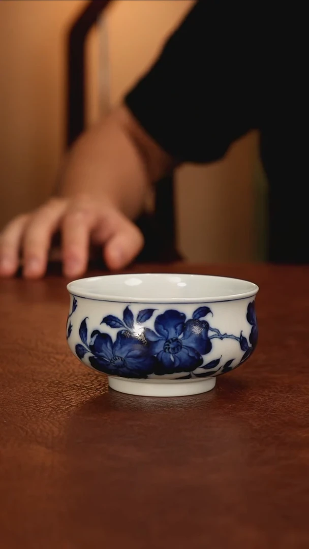 景德镇瓷器，手绘茶具~