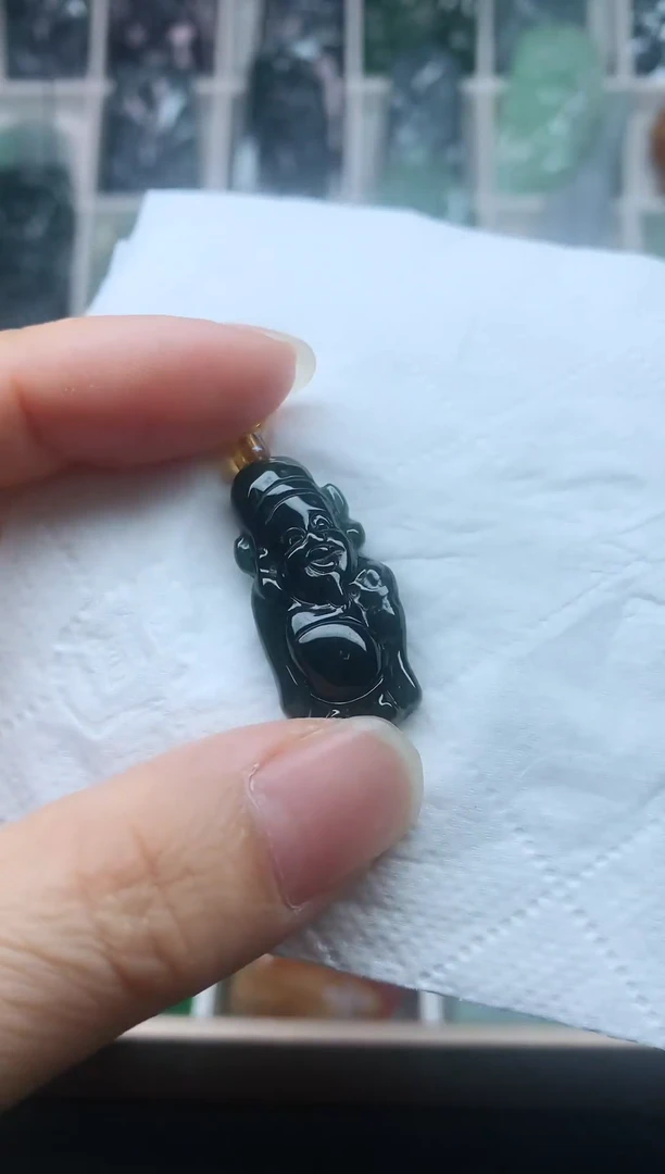 翡翠未镶嵌颈饰翡翠A货天然缅甸玉吊坠