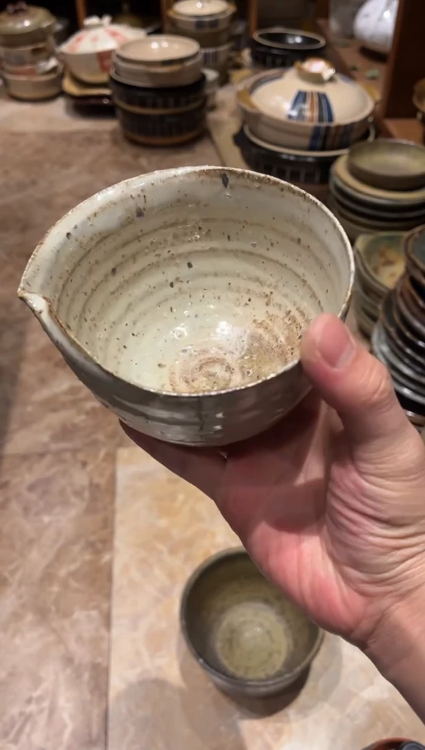 【闪购商品】瓷片298  燕麦粗陶异形米饭碗1个
