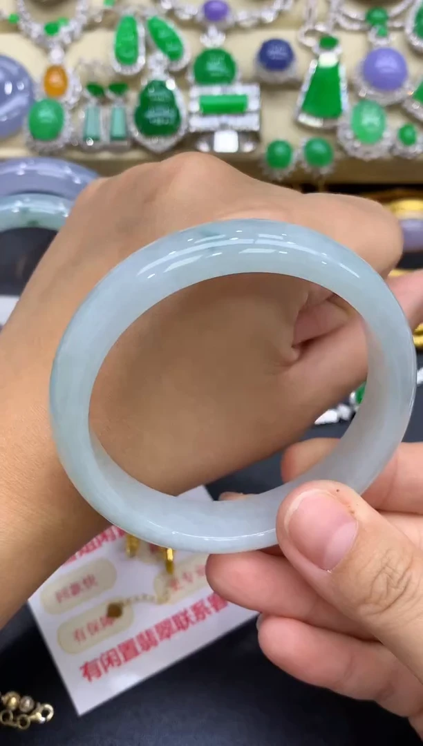 未镶嵌手镯翡翠354-中国好珍宝